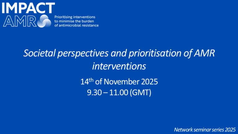Societal Perspectives and Prioritisation on AMR Interventions