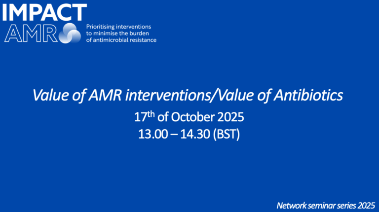 Value of AMR interventions/Value of antibiotics